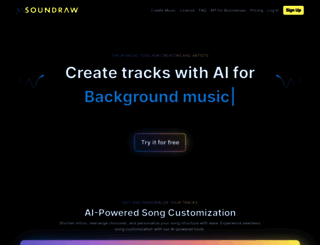 soundraw.io screenshot