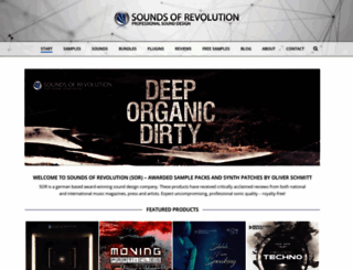 sounds-of-revolution.com screenshot