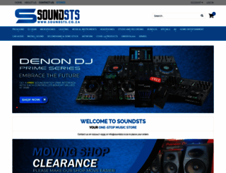 soundselecttheshop.co.za screenshot