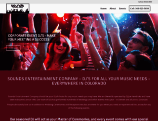 soundsentertainment.com screenshot