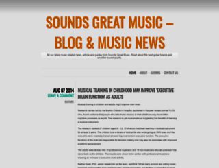 soundsgreatmusic.wordpress.com screenshot