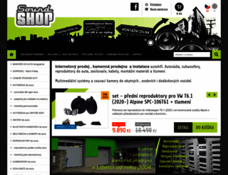 soundshop.cz screenshot
