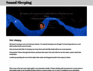 soundsleeping.com screenshot