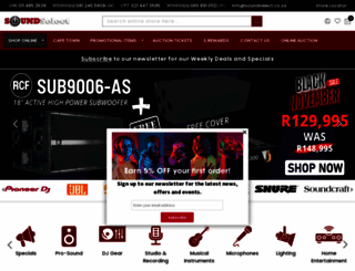 soundsts.co.za screenshot