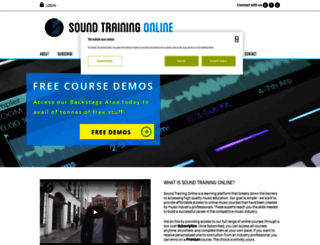 soundtrainingonline.com screenshot
