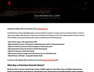 soundwave.com screenshot