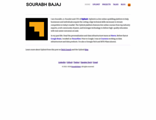 sourabhbajaj.com screenshot
