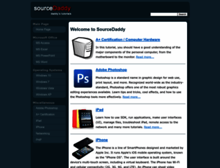 sourcedaddy.com screenshot