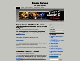 sourcegaming.wordpress.com screenshot