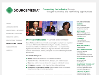 sourcemediaconferences.com screenshot