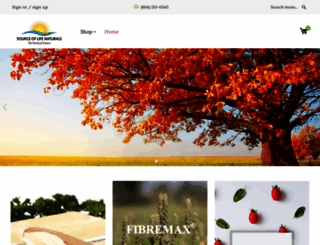 sourceoflifeproducts.ca screenshot