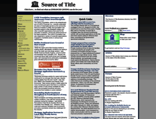 sourceoftitle.com screenshot