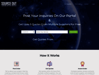 sourceout.com screenshot