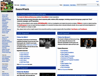 sourcewatch.org screenshot
