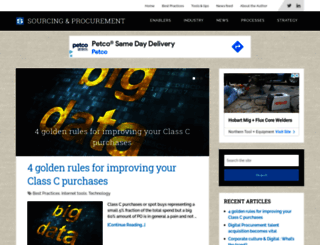 sourcing-and-procurement.com screenshot