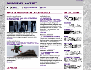 sous-surveillance.net screenshot