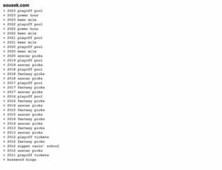 sousek.com screenshot