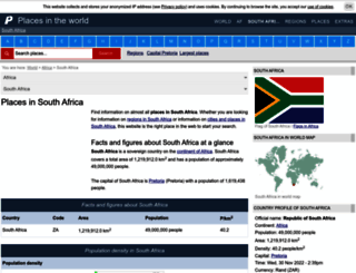 south-africa.places-in-the-world.com screenshot