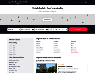 south-australia-hotels.com screenshot