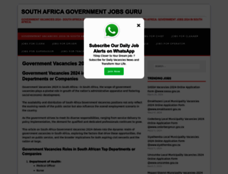 southafrica.governmentjobs.guru screenshot
