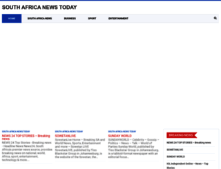 southafricanewstoday.net screenshot