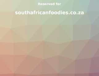 southafricanfoodies.co.za screenshot