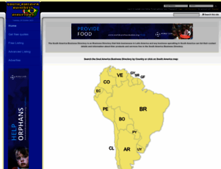 southamericabusinessdirectory.com screenshot