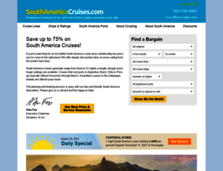 southamericacruises.com screenshot