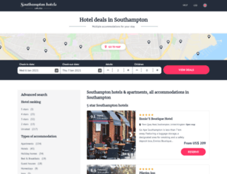 southampton-hotels.co.uk screenshot