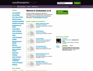 southampton.co.uk screenshot
