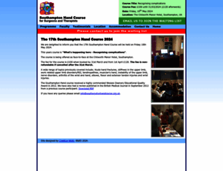 southamptonhandcourse.org.uk screenshot
