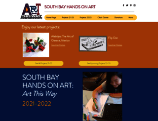 southbayhandsonart.com screenshot