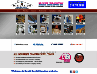 southbaymitigation.com screenshot