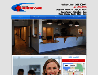southbayurgentcare.com screenshot