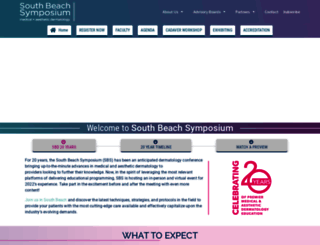 southbeachsymposium.org screenshot