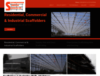 southboroughscaffolding.com screenshot