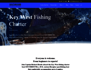 southboundsportfishing.com screenshot