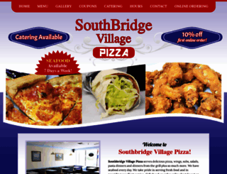 southbridgepizza.com screenshot