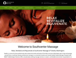 southcentermassage.com screenshot