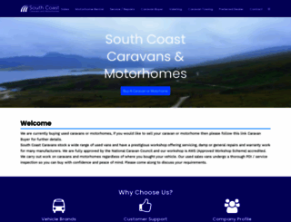 southcoastcaravans.co.uk screenshot