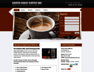 southcoastcoffeeinc.com screenshot