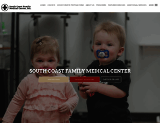 southcoastfamilymedicalcenter.com screenshot