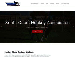 southcoasthockey.org.au screenshot