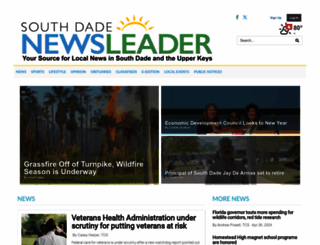 southdadenewsleader.com screenshot
