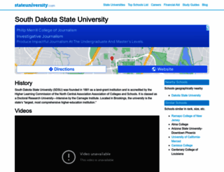 southdakota.stateuniversity.com screenshot