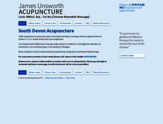 southdevonacupuncture.net screenshot