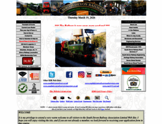 southdevonrailwayassociation.org screenshot