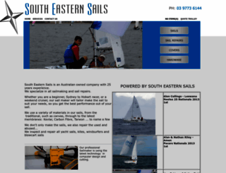 southeasternsails.com.au screenshot