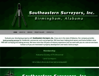 southeasternsurveyors.com screenshot
