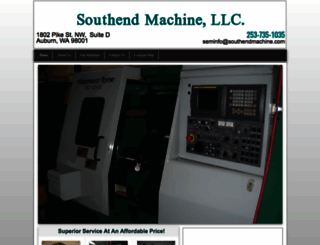 southendmachine.com screenshot